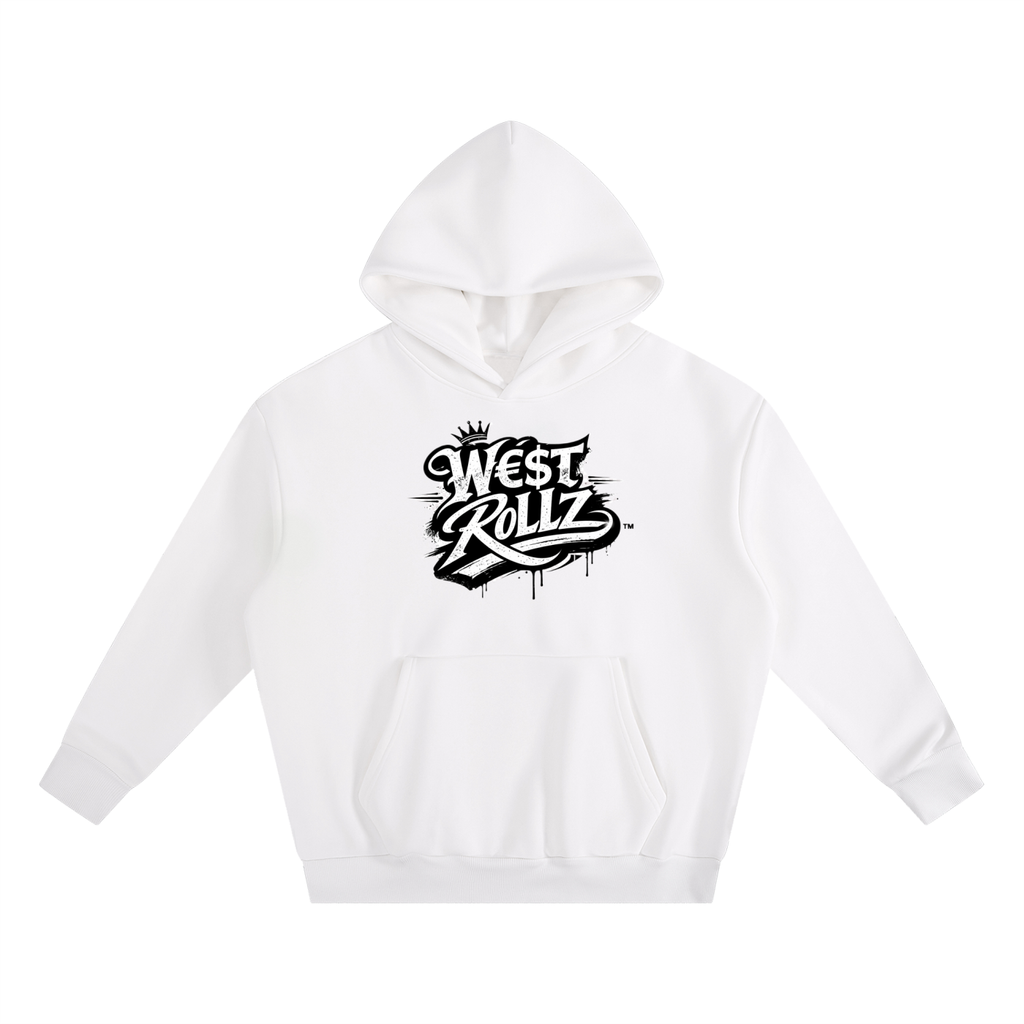 WEST ROLLZ X Essential Heavyweight Boxy Fleece Hoodie